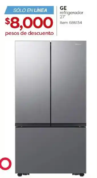 GE refrigerador 27'
