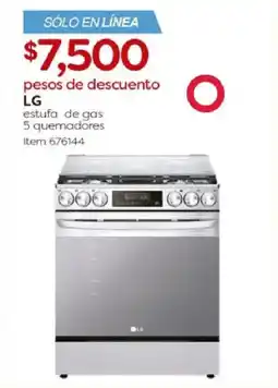 Costco LG estufa de estufa de gas 5 quemadores oferta