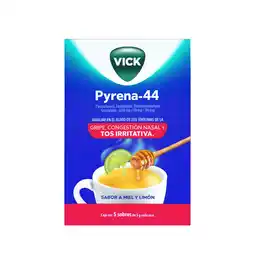 Farmacias YZA Vick Pyrena 44 Miel Y Limon 5G 5 Sobres oferta