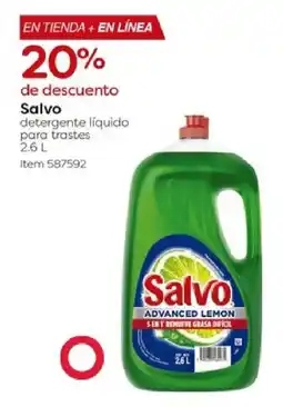 Costco Salvo detergente liquido para trastes oferta