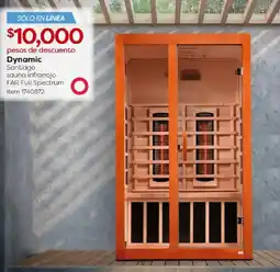 Costco Dynamic Santiago sauna infrarrojo FAR Full Spectrum oferta