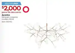 Costco Acento lámpara colgante modelo Alma oferta