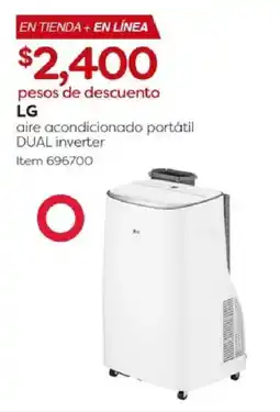 Costco LG aire acondicionado portátil DUAL inverter oferta