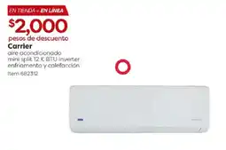 Costco Carrier aire acondicionado mini split oferta