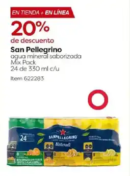 Costco San Pellegrino agua mineral saborizada oferta