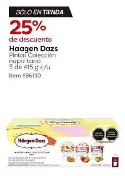 Costco Haagen Dazs pintas colección napolitano oferta