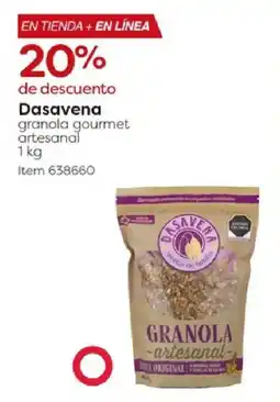 Costco Dasavena granola gourmet artesanal oferta