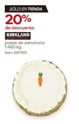 Costco Kirkland pastel de zanahoria oferta