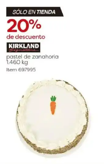 Kirkland pastel de zanahoria