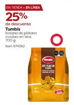Costco Tumbis botana de plátano maduro en tiras oferta