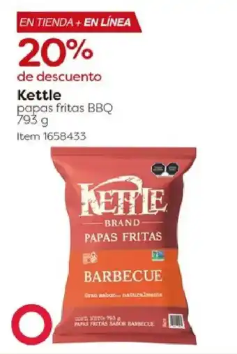 Kettle papas fritas BBQ