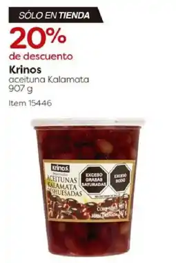 Costco Krinos aceituna kalamata oferta
