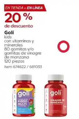 Costco Golí kids con vitaminas y minerales oferta