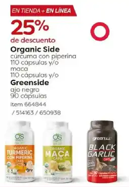 Costco Organic Side cúrcuma con piperina y/o Greenside ajo negro oferta