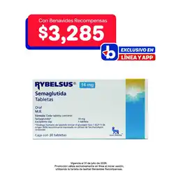 Farmacias Benavides 14 mg Semaglutida oferta