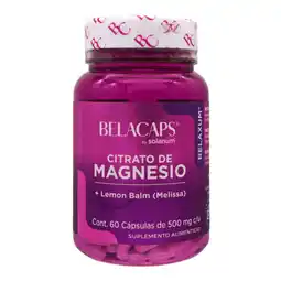 Farmacias YZA Belacaps Citrato Magnesio 500Mg 60 Caps oferta