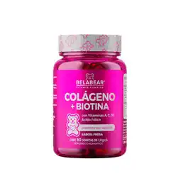 Farmacias YZA Belabear Colageno + Biot 2.8G 60 Gomitas oferta