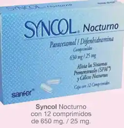 Soriana Híper Syncol Nocturno oferta
