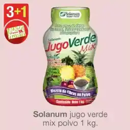 Soriana Híper Solanum jugo verde mix polvo oferta