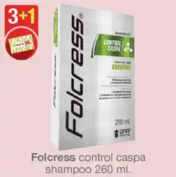 Soriana Híper Folcress control caspa shampoo oferta