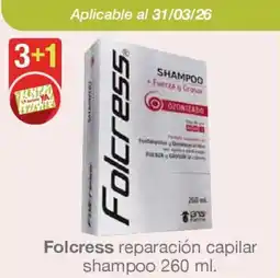 Soriana Híper Folcress reparación capilar shampoo oferta
