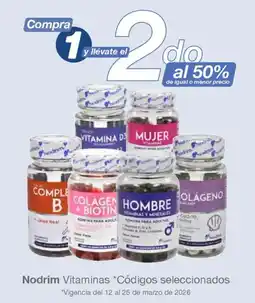 Soriana Híper Nodrim vitaminas oferta