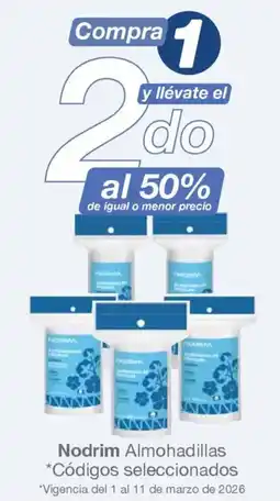Soriana Híper Nodrim almohadillas oferta