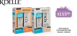 Farmacias Guadalajara Kits Kdelle fotoprotector solar + serum oferta