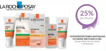 La Roche Posay fotoprotectores anthelios UV mune 400 fluid o gel