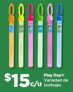 Bodega Aurrerá Play Day burbujas oferta