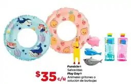 Bodega Aurrerá Funsicle salvavidas o Play Day animales gritones o solución de burbujas oferta
