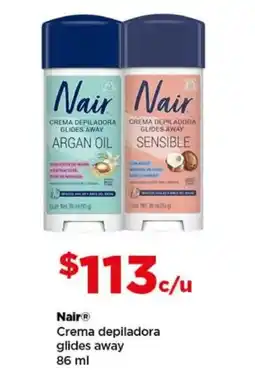 Bodega Aurrerá Nair crema depiladora glides away oferta
