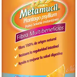 Farmacias YZA Metamucil Naranja 174G oferta