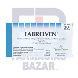 Farmacias Bazar FABROVEN 150MG 30 CAPSULAS oferta