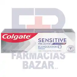 Farmacias Bazar CREMA DENTAL COLGATE SENSITIVE PRO ALIVIO INMEDIATO BLANQUEADOR 110GR oferta