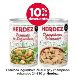 Zorro Herdez ensalada legumbres y champiñón rebanado oferta