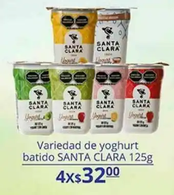 La Comer Variedad de yoghurt batido santa clara 125g x4 oferta