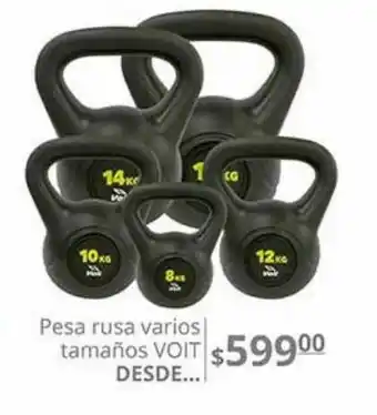 La Comer Pesa rusa varios tamaños voit oferta