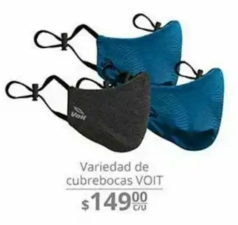 Variedad de cubrebocas voit