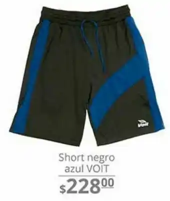 La Comer Short negro azul voit oferta