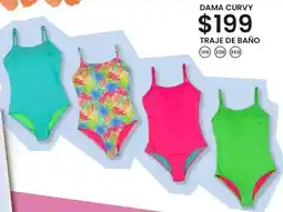 Soriana Híper Dama curvy traje de baño oferta