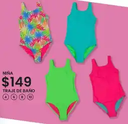 Soriana Híper Niña traje de baño oferta