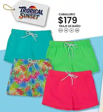 Caballero traje de baño