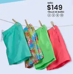 Soriana Híper Niño traje de baño oferta