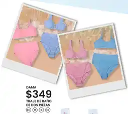 Soriana Híper Dama traje de baño de dos piezas oferta