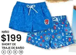 Soriana Híper NIÑO SHORT DE TRAJE DE BAÑO oferta