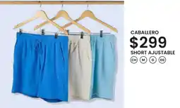 Soriana Híper Caballero short ajustable oferta