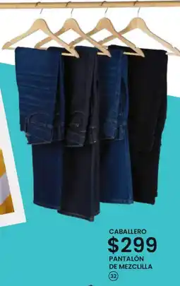 Soriana Híper Caballero pantalón de mezclilla oferta