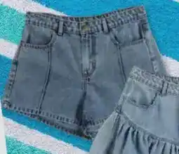 Soriana Híper Dama short mezclilla oferta