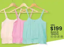 Soriana Híper Niña blusa de tirantes oferta